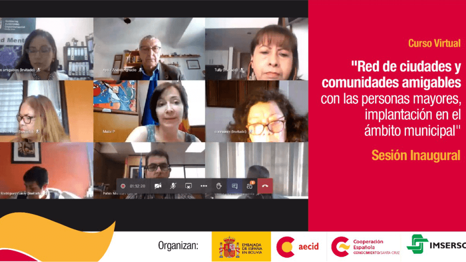 Curso virtual «Red de Ciudades y Comunidades Amigables con las Personas Mayores»