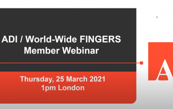 Grabación del seminario web para miembros de ADI/World Wide FINGERS